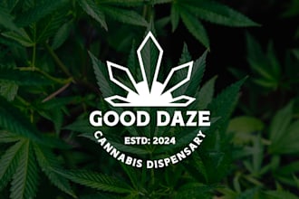 logo design for medical cannabis, marijuana, weed, hemp, cbd, and dispensaries