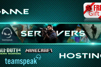 make minecraft or cod4 game server with free gift