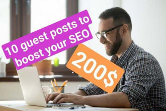 write and publish 10 unique french guest posts with backlink to boost your SEO