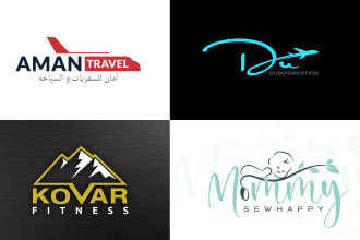 create typography logo hand drawn signature