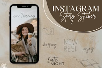 create instagram story stickers for you