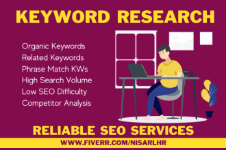 do keyword research and competitor analysis to get high traffic to your site