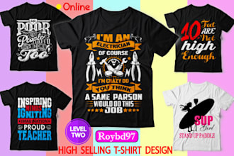 do trendy random unique bulk t shirts design