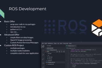 develop a ros or ros2 package for your robotics project