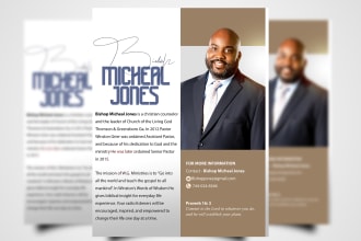 design a professional business flyer or corporate flyer