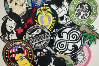 custom embroidered patches with high qualitywith in 1 hour