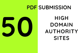 manually submit your article or pdf to top 50 document submission sites
