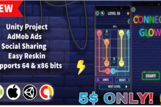 create complete casual unity mobile games with admob ready to published