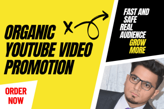 do super fast organic youtube video promotion