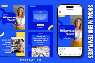 create attractive social media posts and canva templates