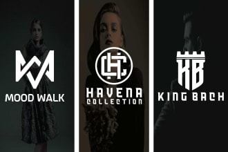 design modern, luxury fashion and clothing brand logo