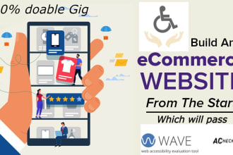 develop modern ada compliance website using wcag guidelines