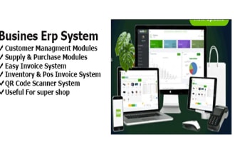 give you ready laravel pos,erp,hospital  managment software