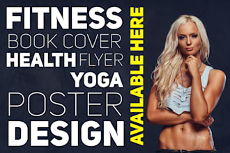 design fitness book cover design or ebook cover design