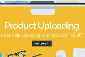 upload products on your website