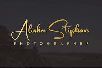 design handwritten signature , handwriting, cursive, scripted photography logo