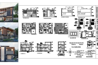 provide architect, draftsman service for house plan and commercial architecture