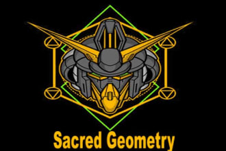 do creative amazing sacred geometry or mystical logo