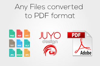 convert your file to PDF