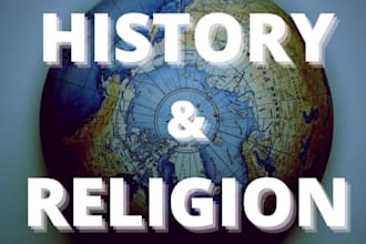 assist in american history, world history and religion research work