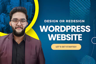 create wordpress website design, wordpress website development, redesign website