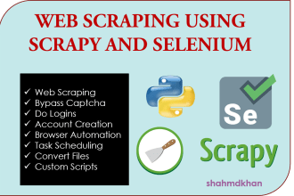 do web scraping, data mining, web scraper in python