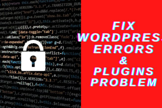 fix wordpress any problem and plugin issues