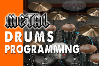 create programmed drums for metal song or cover