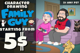 draw you as family guy character