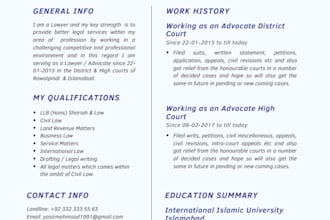 write your resume, curriculum vitae, cover letter, linkedin