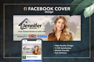 design a unique facebook cover or youtube banner design