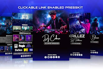 design epk, media kit, press kit, speaker kit, one sheet