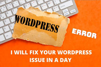 debug and fix wordpress error
