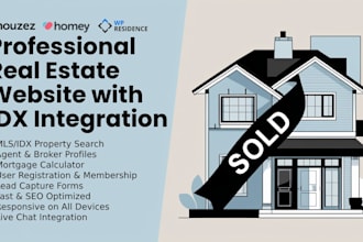 create real estate website using houzez homey wpresidense theme ihomefinder mls