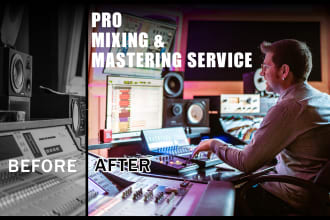 mix and master your song professionally and quickly