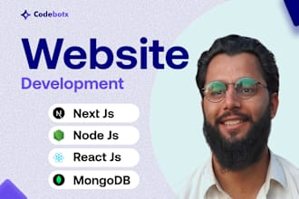 be full stack web app developer in react js and next js