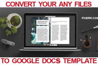 create your google docs template from any format