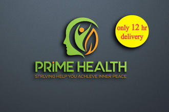 design wellness, health, nutrition and supplements logo