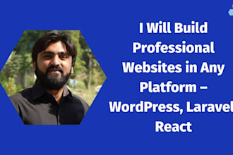 create website in wordpress,laravel