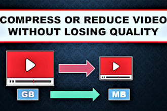 compress or reduce the size of video without loosing quality