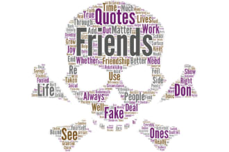 do word cloud art t shirt designs for you