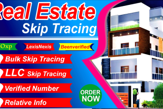 do skip tracing for your real estate
