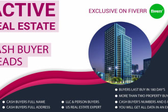 provide real estate cash buyer with skip tracing