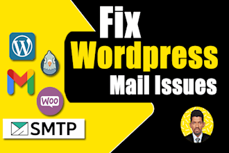 setup and fix mail issues in wordpress