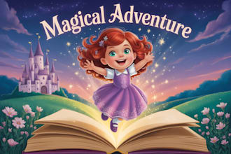 create children story book illustration and children story book illustration