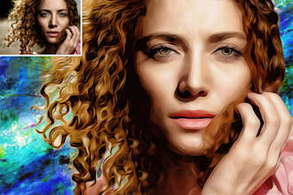 create digital oil painting from your photo