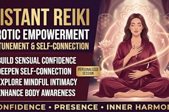 do distant reiki erotic empowerment sessions and attunement