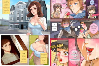 draw nsfw and sfw manga in my style