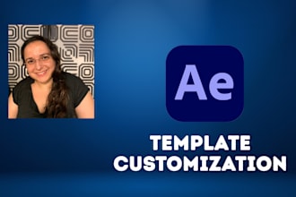 customize the after effects template you need