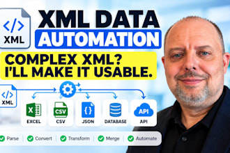 automate XML data processing, transformation and integration